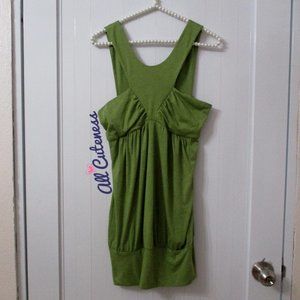 Jota Green Sleeveless Top